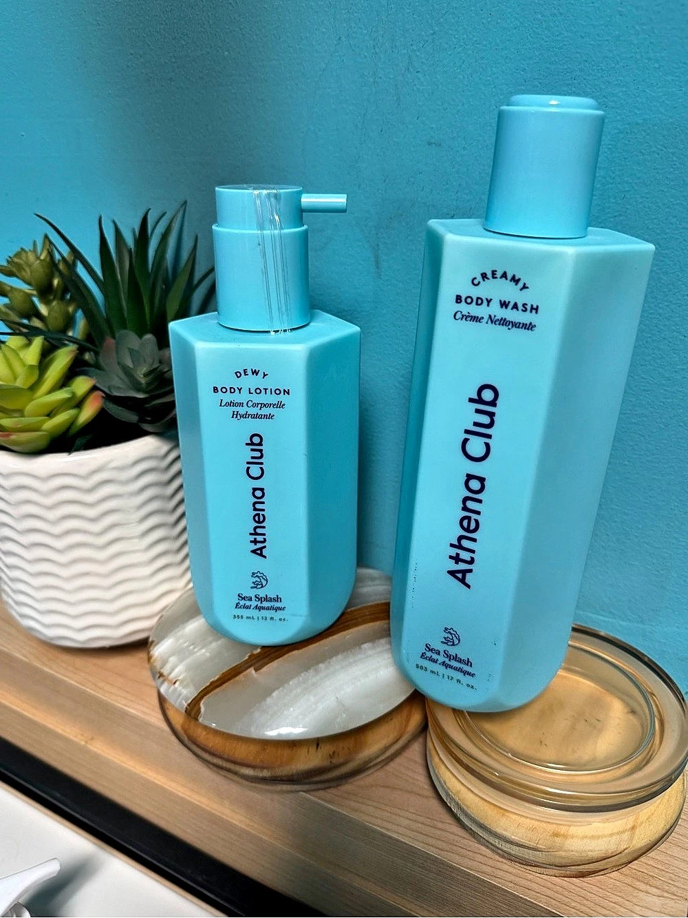 Athena Club Sea Splash Body Lotion and Body Wash Set